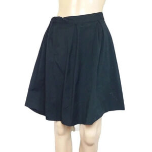 A New Day Black Pleated Skirt